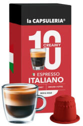 La Capsuleria Capsule Cafea Espresso Italiano La Capsuleria, 10 capsule, compatibile cu Nespresso (CN12)