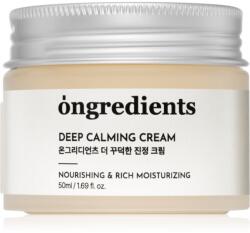 Ongredients Deep Calming Cream nyugtató arckrém a bőrgát erősítésére 50 ml