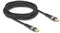 Delock 80765 USB 2.0 3 M USB C 0, 48 Gbit/s 100 W Fekete USB kábel (80765)