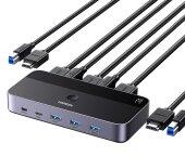 UGREEN CM664 HDMI KVM Switch 2 az 1-ben - 4K 60 Hz 15707