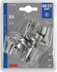 LAMPA , Izzó H4 Pár, 60/55W 12V (0158043)