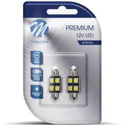 m-tech , LB328W Szofita Led Izzó, Fehér 36mm, Canbus 12V C5W (72LB328W)