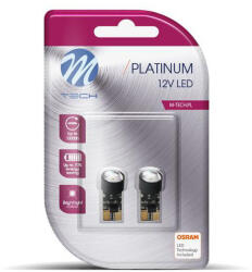 m-tech , LB803W T10 Led Izzó, Fehér, Canbus, 12V W5W (72LB803W)