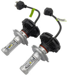  X3, H4 Led Izzó, 6000 LM 9-32V (90H4LED)