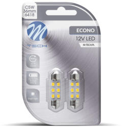 m-tech C5W szofita LED jelzőizzó, 36mm, 2db/bliszter (72LB028W)