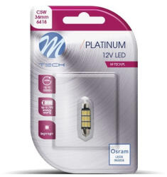 m-tech , Platinum, Szofita Led, 36mm Meleg fehér, 12V (72LB815WW01B)