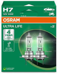 OSRAM 64210ULT-HCB 12V 55W H7 PX26D ULTRA LIFE HALOGÉN IZZÓ - PÁRBAN (3064210ULT02)