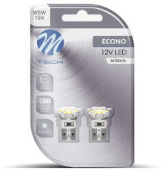 m-tech , LB079W T10 Led Izzó, Canbus, Fehér, 12V W5W (72LB079W)