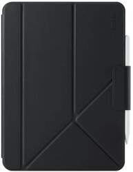 PITAKA iPad Air 11" M2 / M3 / M4 fekete PITAKA MagEZ Folio 3 mágneses tablet tok