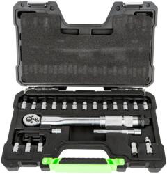 JBM , Nyomatékkulcs 1/4" Szett, 21db-os (0254269) (0254269)