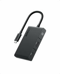 Anker Docking Station 5 in 1 HDMI 4K, 2 USB 3.2 Gen1, USB C PD 100W, negru A8356G11 (A8356G11)