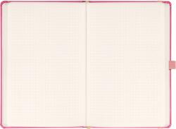Presco Klasszikus notesz Vivella borítással Pink, pontozott, 13x21cm, Presco (A-33198)