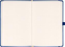 Presco Klasszikus notesz Taggia borítással Dark blue, pontozott, 13x21cm, Presco (A-33203)