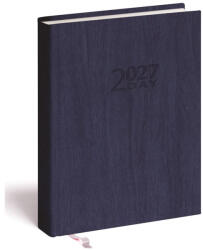 Realsystem Határidőnapló 2day B/6, kétnapos beosztás + jegyzetlap kék Realsystem 2027 (5441-04) - web24