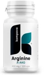 Kompava Arginină A-AKG, 450 mg, 120 de capsule, Kompava