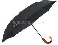 SAMSONITE Esernyő 108978-1041, 3 SECT. AUTO O C CROOK (BLACK) -WOOD CLASSIC S (108978-1041) (108978-1041)