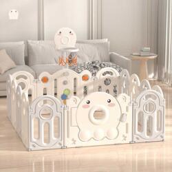 Feelkids Gard pentru bebeluși Feelkids - Caracatiță, cu coș de baschet și tabelă de marcaj, 120 x 166 cm (FE-WL-ZY002)