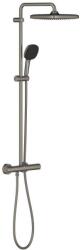 GROHE Vitalio Comfort set de duș perete cu termostat cu duș de ploaie Brushed Hard Graphite 26696AL1 (26696AL1)