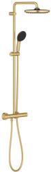 GROHE Vitalio Start Shower System zuhany készlet fal termosztáttal trópusi zuhany opcióval Brushed Cool Sunrise 26677GN1 (26677GN1)