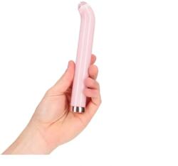 Loveline Vibrator G-spot Glass, 10 Moduri Vibratii, Sticla, USB Magnetic, Roz, 18 cm Vibrator