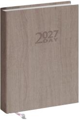 REALSYSTEM Zsebnaptár REALSYSTEM 2 Day B/6 kétnapos álló fehér lapos Drapp 2027 5441-07 (5441-07)