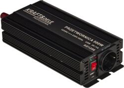 Kraft&Dele Invertor de tensiune 12V/230V 500/1000W 65181 (KD1256)