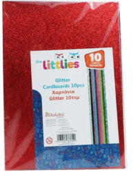 Luna The Littlies Színes csillámos karton lapok 10db-os csomag A/4 (000647122)