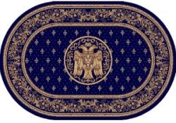 Delta Carpet Covor Bisericesc Oval, 150 x 230 cm, Albastru, Lotos 15032/810 (LOTUS-15077-810-O-1523) Covor