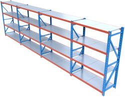 HD Regal FLEX300-Y754 Salgó polcrendszer KOMPLETT 7, 5 m (200 x 60 cm / 4 polc)