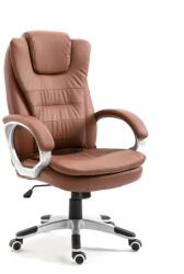 Bewello barna Irodai bőr forgószék (BMD1107BR) (BMD1107BR)