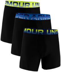 Under Armour Perf Cotton Ombre Wb 6in 3pk Black Férfiboxeralsó 3XL