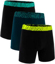 Under Armour Perf Cotton Solid 6in 3pk Geode Green Férfiboxeralsó XXL