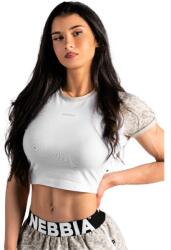 Nebbia Maiou pentru femei Primal Leopard Crop Top '97 861 cream leopard S