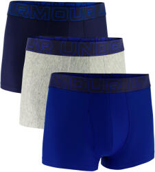 Under Armour Perf Tech Solid 3in 3Pack Royal Férfiboxeralsó XS