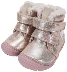 D.D.Step pantofi pentru fete cu toc înalt, cu unicorn, căptușiți și cu închidere cu velcro șampanie (14F450)