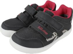 D.D.Step Adidași sport impermeabili pentru băieți, cu închidere cu velcro, marca Barefoot - fluorescenți negru (14F263)