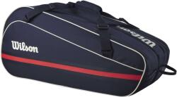 Wilson 6PK TEAM RACKET BAG Albastru închis, Alb, Roșu (WR8039901)