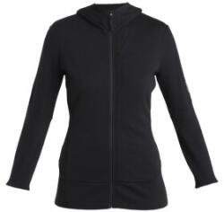 icebreaker Merino 260 Quantum IV LS Zip Hoodie Women Hanorac Black L