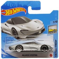 Mattel McLaren Speedtail kisautó - Factory Fresh 7/105 - GTC55 - Ezüst metál - Short Card - Mattel 2021 (GTC55)