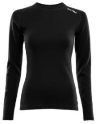 Aclima WarmWool Crew Neck Women Tricou cu mânecă lungă Jet Black L