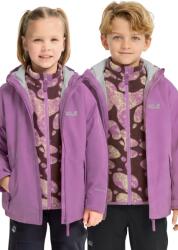 Jack Wolfskin 3 az 1-ben gyerek ICELAND 3IN1 PRINT - lila 128