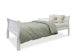  NOBLE Junior Bed tömör fa gyerekágy leesésgátlóval 80x160 - fehér (10000022288)