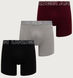 Under Armour testhezálló boxeralsó férfi 93 Perf Cotton 6in 3-as csomag - fekete L