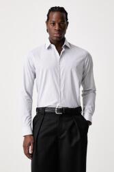 Calvin Klein férfi ing pamut elasztánnal - szürke 42 - answear - 31 890 Ft