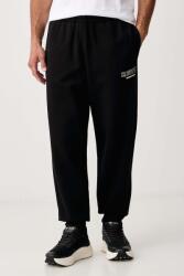EA7 Emporio Armani melegítő férfi pamuttal - fekete XXL - answear - 41 990 Ft