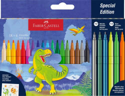 Faber-Castell Carioca 18+6 Culori Dinozauri Faber-castell (FC554222)