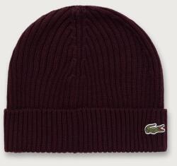 Lacoste gyapjú sapka - burgundia Univerzális méret