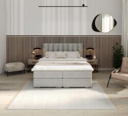 FDM Franciaágy LINCOLN Boxspring | szürke 180 x 200 cm