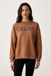 DKNY melegítőfelső női pamuttal - barna M - answear - 25 990 Ft