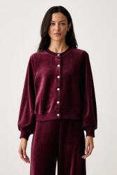 DKNY melegítőfelső női velúr - burgundia M